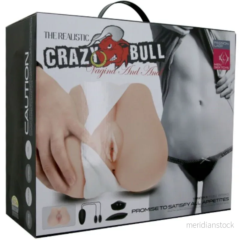 CRAZY BULL - REALISTIC VAGINA AND ANUS WITH VIBRATION POSITION 3 - Bild 3