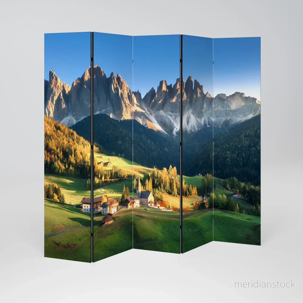 MOUNTAIN DREAMSCAPE Dekorativ rumsavdelare – 5 paneler - Bild 2