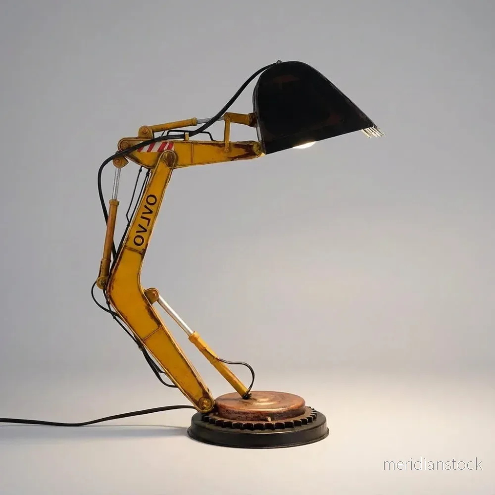 Lekfull grävmaskinsbordslampa - Excavora - Bild 2