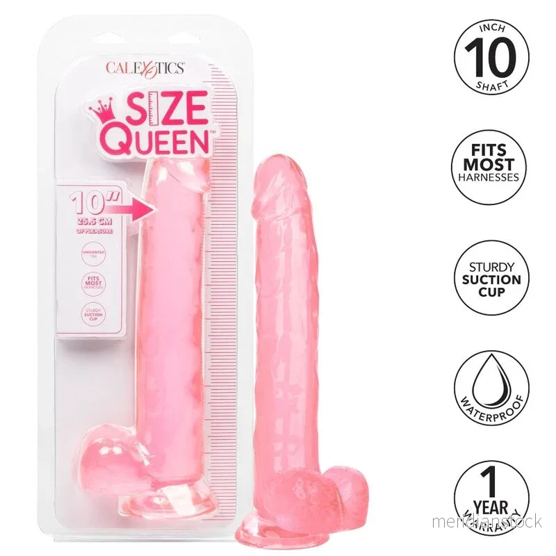 CALEXOTICS - SIZE QUEEN DILDO PINK 25.5 CM