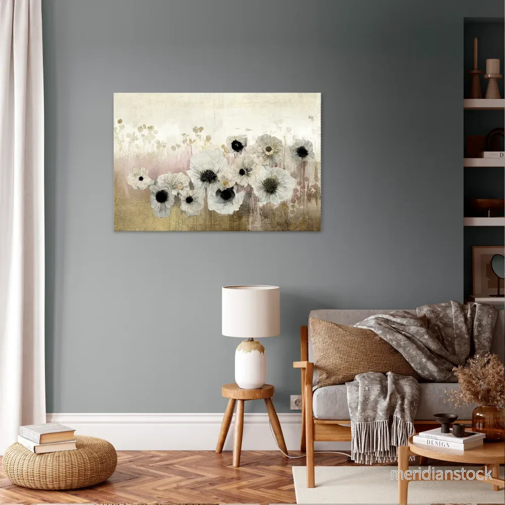 GENTLE VINTAGE HARMONY Horizontal Canvas Print