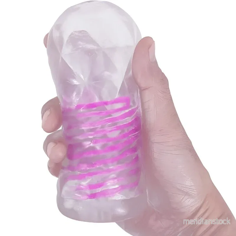 PRETTY LOVE - FANTASY MALE MASTURBATOR WITH INTERNAL SPIRAL AND TRANSPARENT BALLS - Bild 3