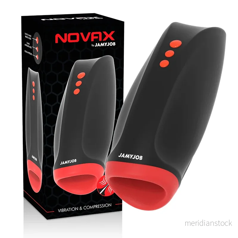 JAMYJOB - NOVAX MASTURBATOR WITH VIBRATION AND COMPRESSION - Bild 2