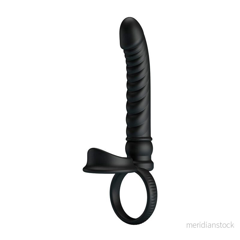 PRETTY LOVE - MERRITT ANAL VIBRATOR WITH RING AND VIBRATION BLACK - Bild 3