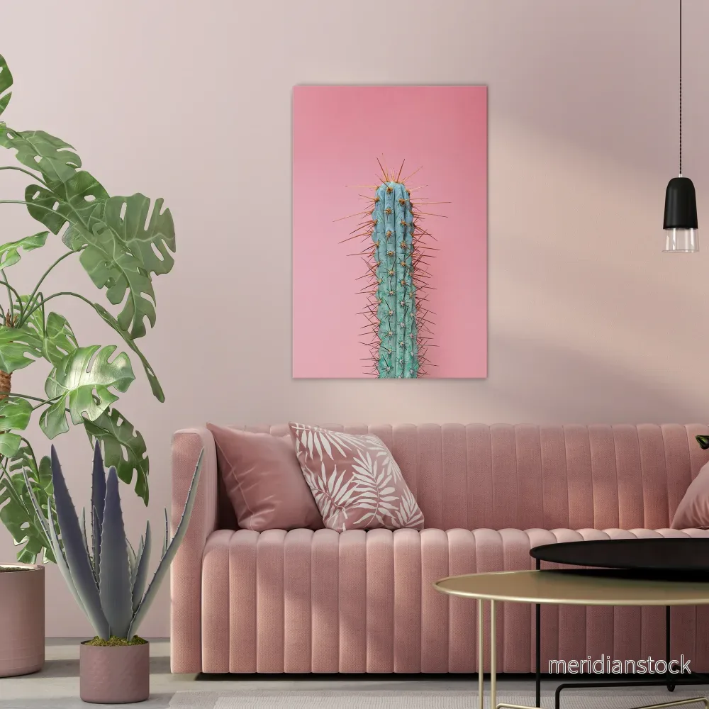 MISTER CACTUS Vertical Canvas Print