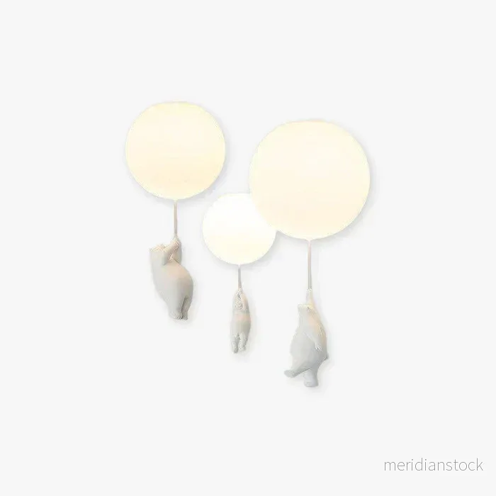 Barntaklampa med björn och ballong – CloudBear Barntaklampa med björn och ballong – CloudBear