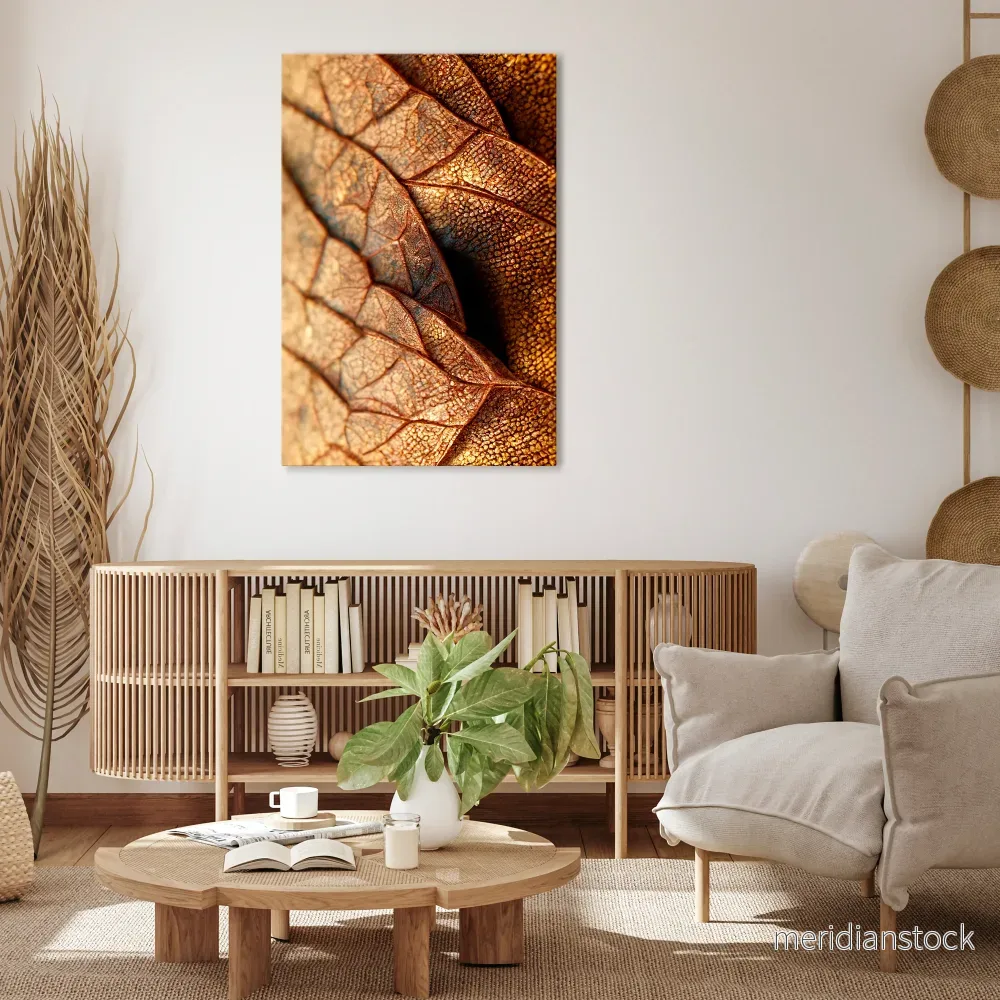 RUSTIC TEXTURE STUDY Vertical Canvas Print - Bild 2