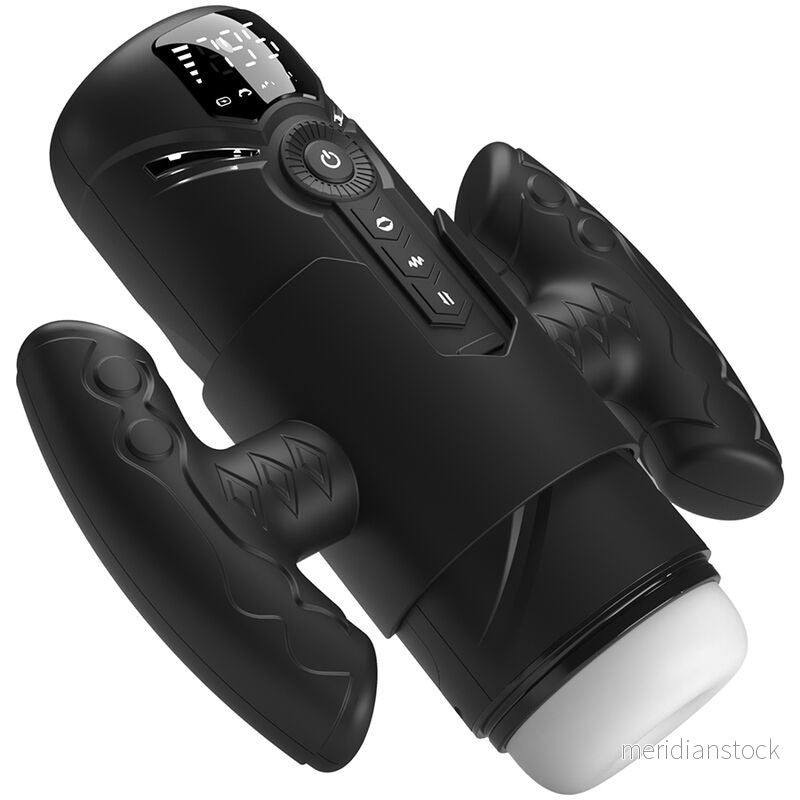 PRETTY LOVE - AETOLA MULTIFUNCTION AUTOMATIC MASTURBATOR WITH HANDLE BLACK - Bild 3