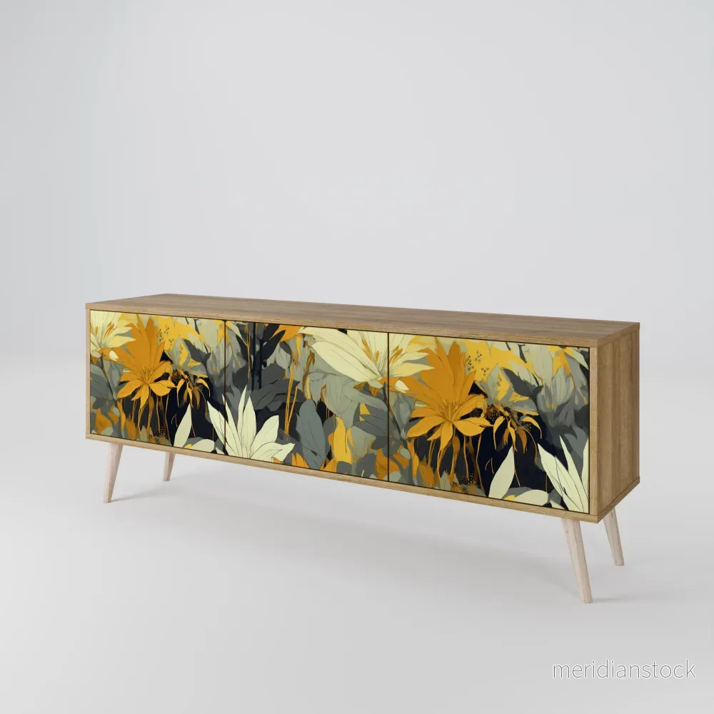 SUNKISSED LILY TV-bänk med 3 dörrar SUNKISSED LILY TV-bänk med 3 dörrar