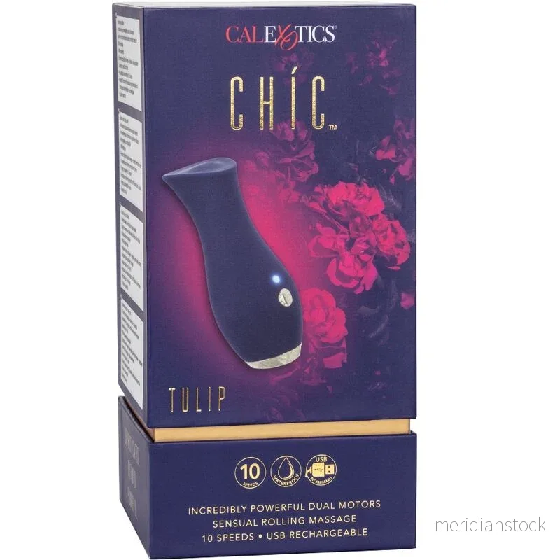 CALEXOTICS - CHIC TULIP MASAJEADOR - AZUL