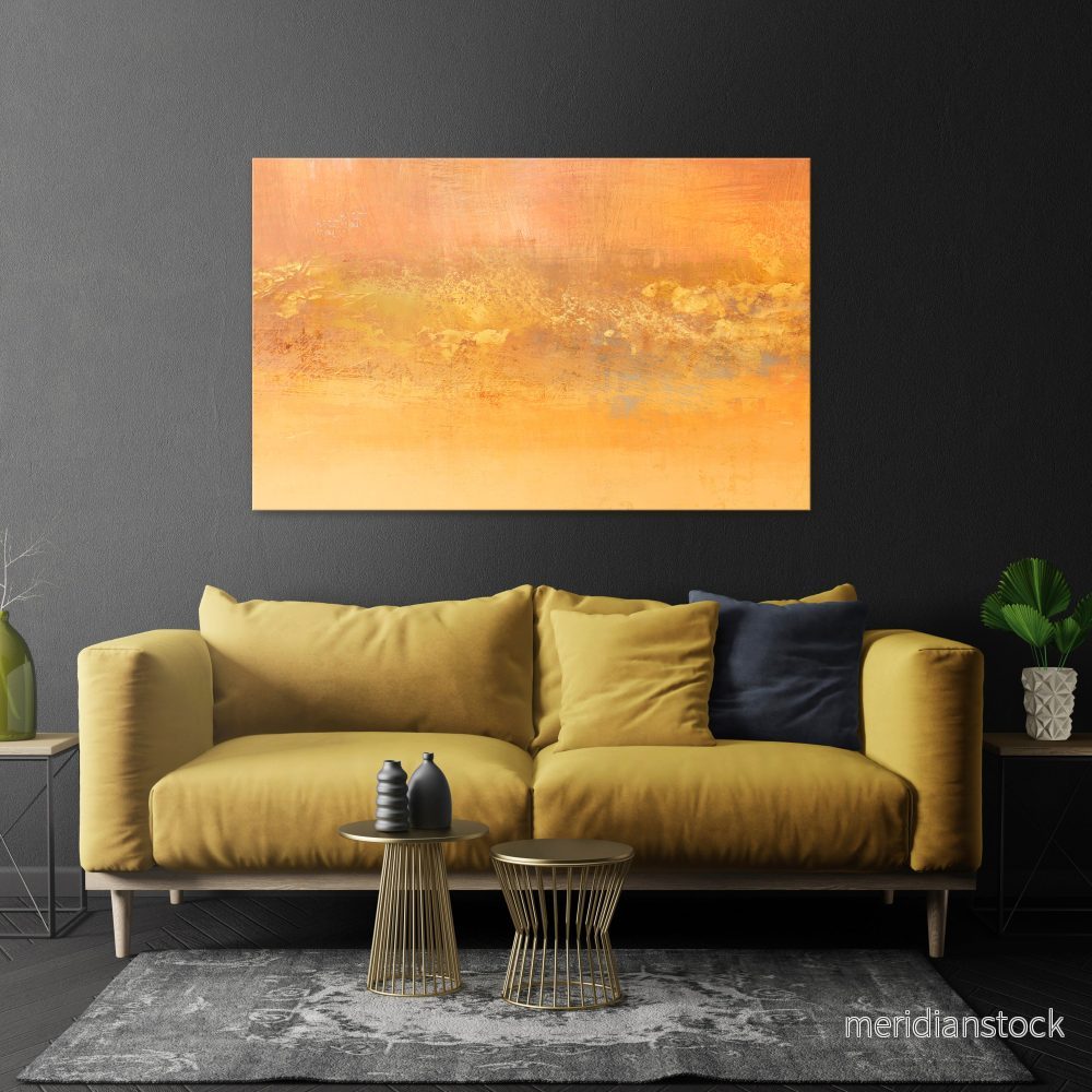 ORANGE IMPRESSION Horizontal Canvas Print - Bild 2
