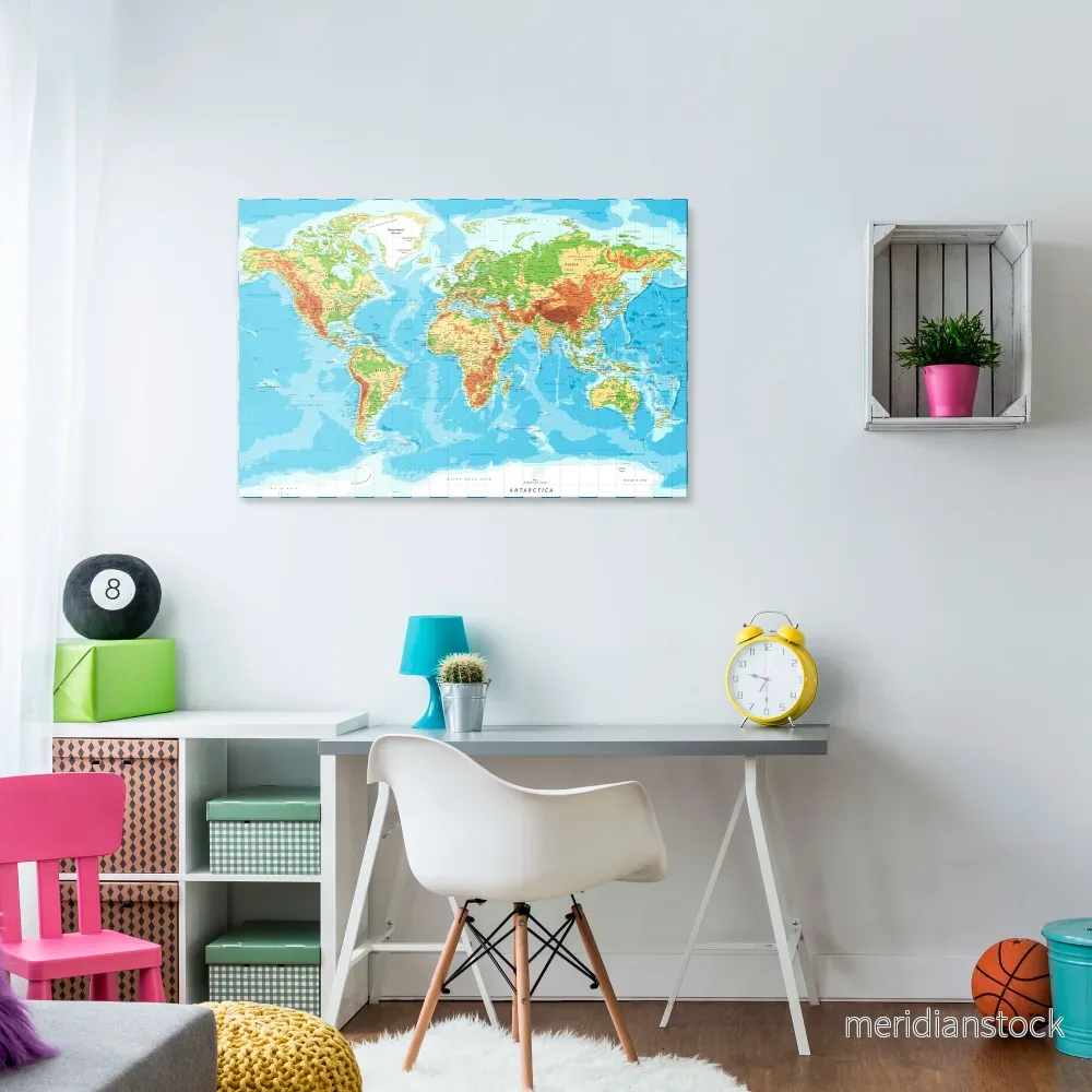 CONTINENTAL COLOR SYMPHONY Horizontal Canvas Print