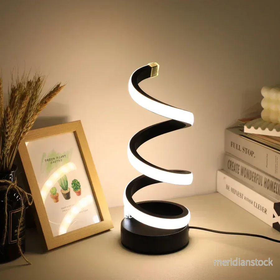 Modern S-formad skrivbordslampa - FlexiGlow - Bild 3