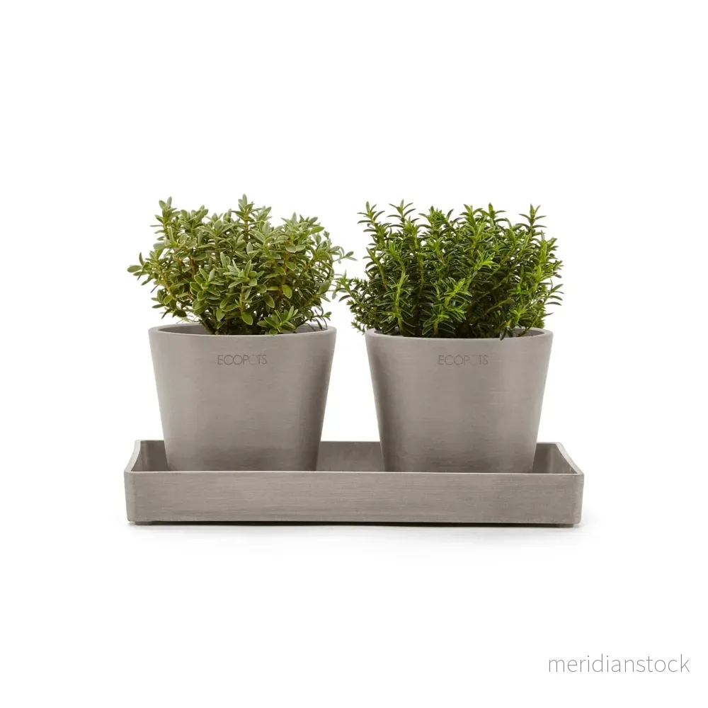 Kruka presentationsbricka 25cm taupe Kruka presentationsbricka 25cm taupe