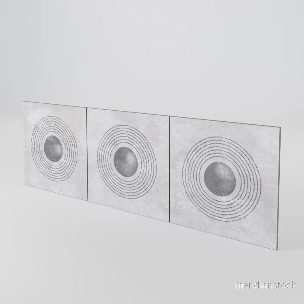SOLID CIRCLES Luckset med 3 dörrar till sideboard - Bild 2