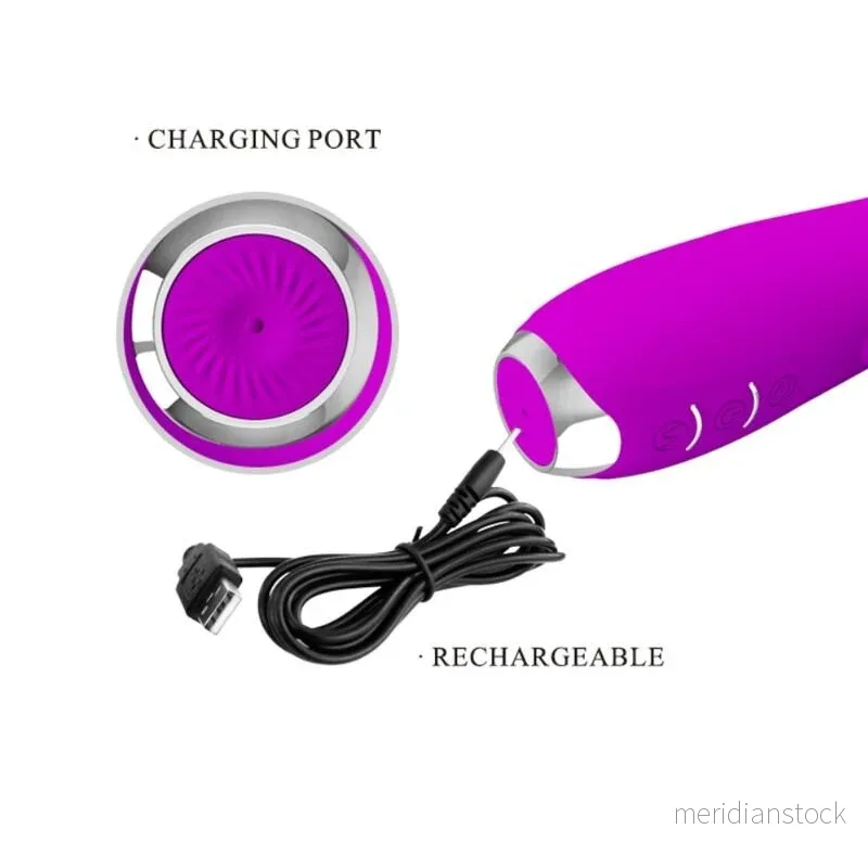 PRETTY LOVE - MOLLY VIBRATOR WITH RECHARGEABLE ROTATION - Bild 3