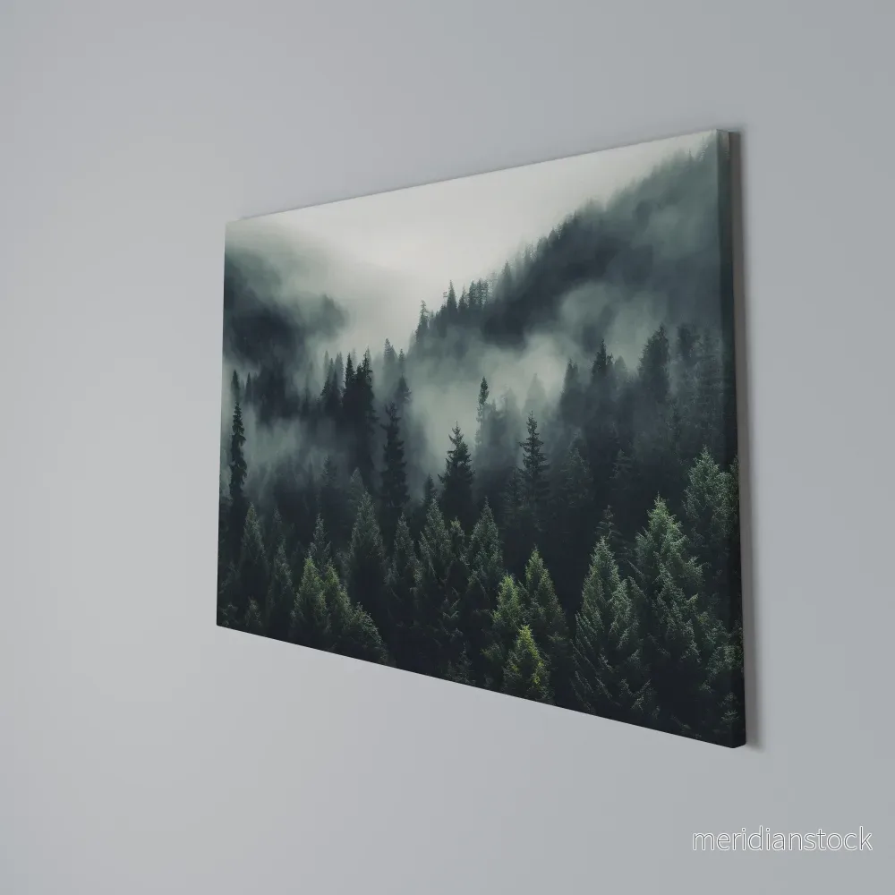 MYSTICAL FOREST WHISPERS Horizontal Canvas Print - Bild 3