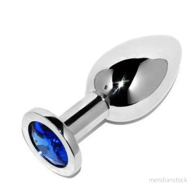 METAL HARD - ANAL PLUG DIAMOND BLUE SMALL 5.71CM - Bild 3
