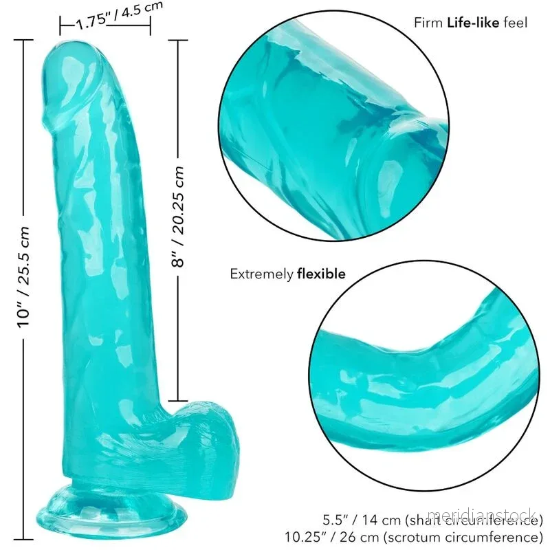 CALEXOTICS - SIZE QUEEN DILDO BLUE 20.3 CM - Bild 3
