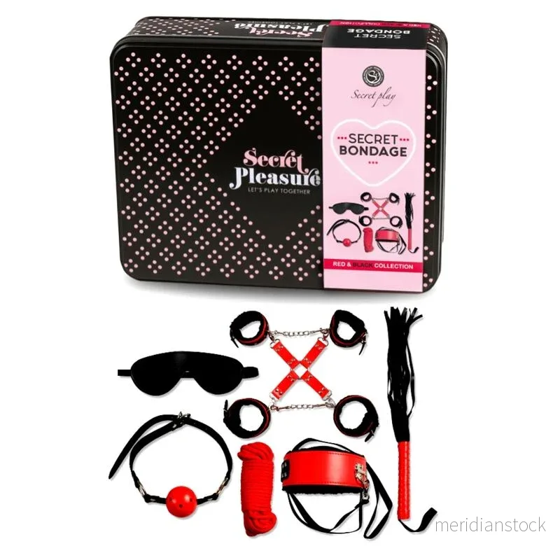SECRETPLAY - BDSM SET 6 PCS RED COLLECTION - Bild 3