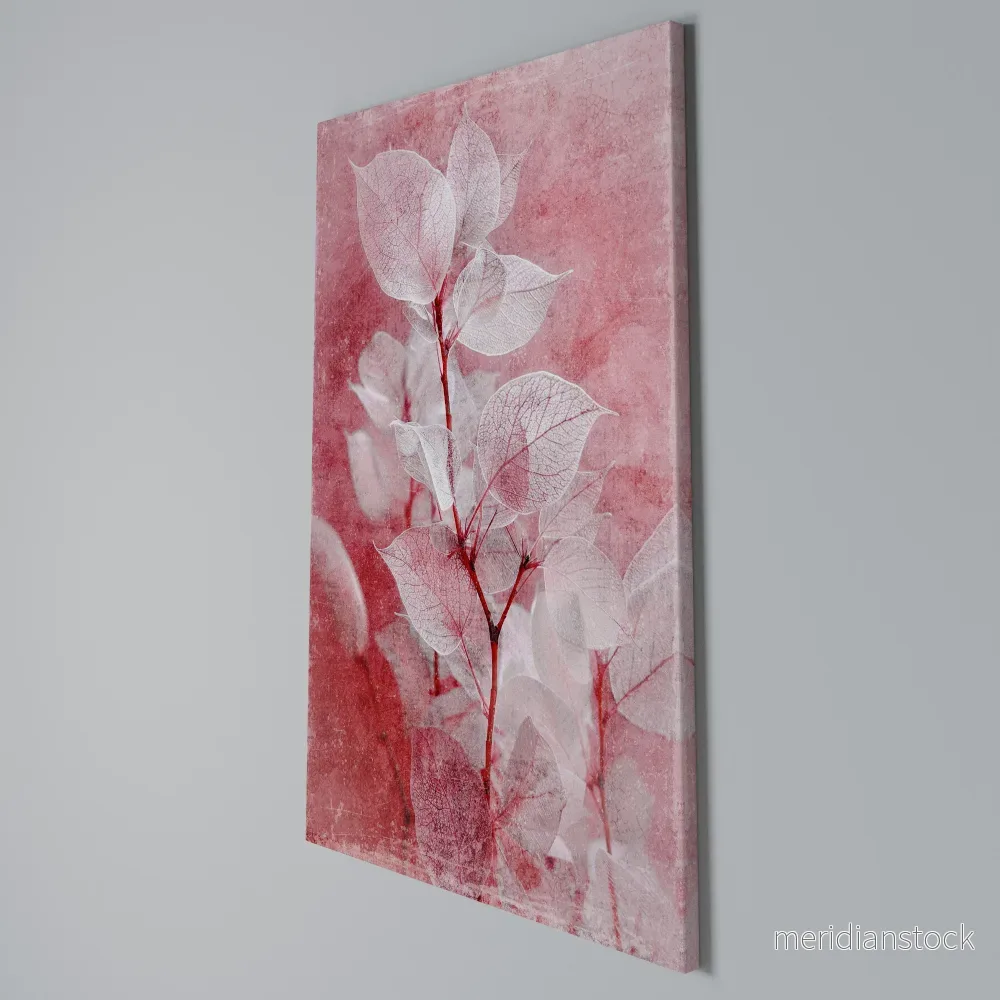 ETHERAL PETAL GLOW Vertical Canvas Print - Bild 3