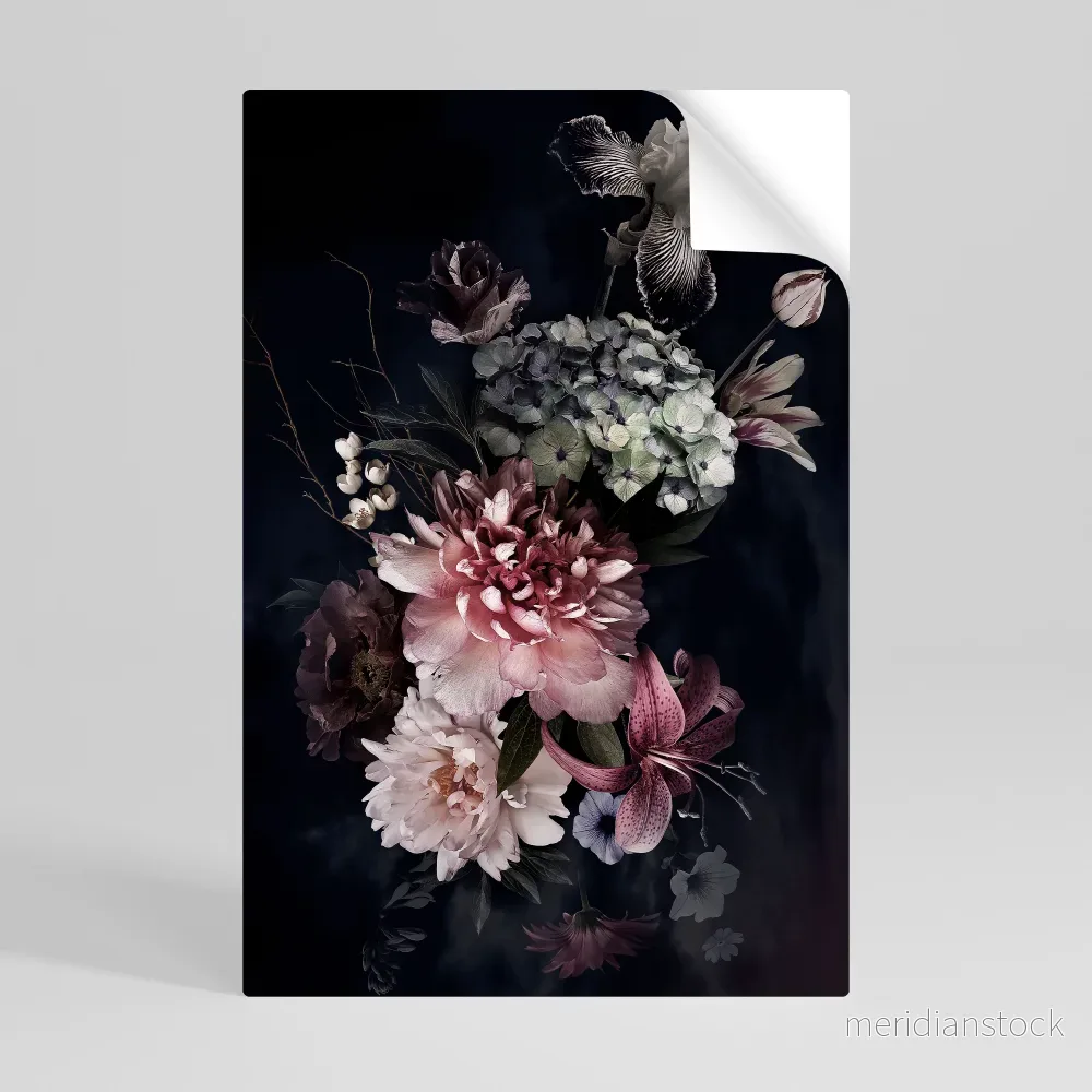 PURE BLOSSOM Självhäftande Vertikal Poster