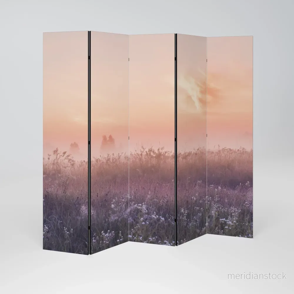 ENCHANTED MORNING VEIL Dekorativ rumsavdelare – 5 paneler