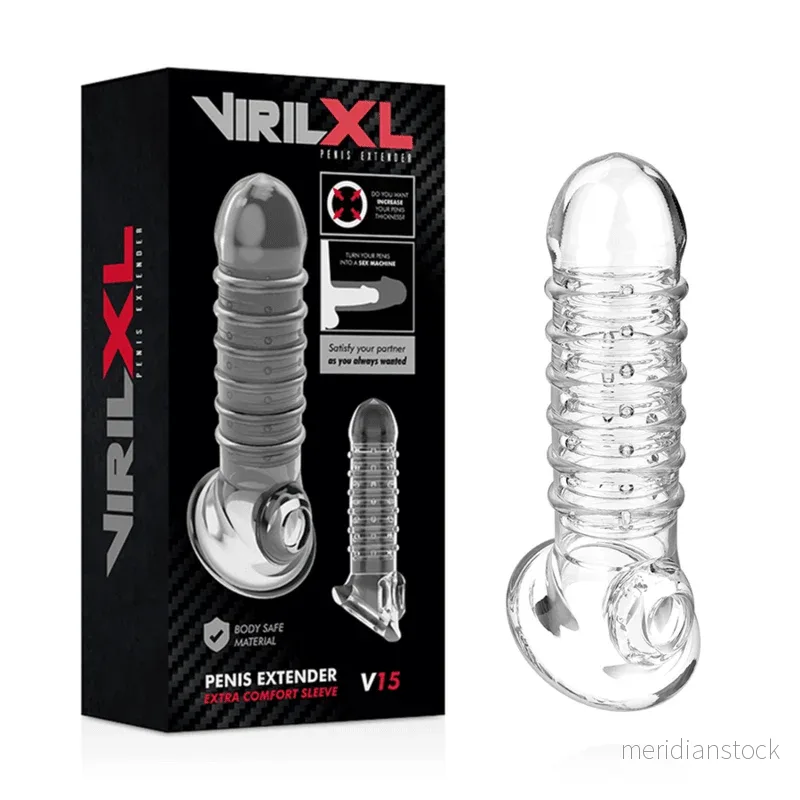 VIRILXL - PENIS EXTENSION AND SHEATH V15 TRANSPARENT - Bild 3