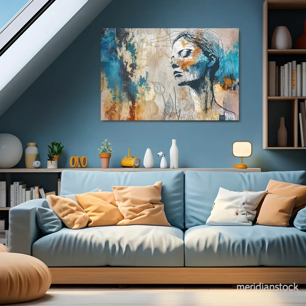BREAK THE SILENCE Horizontal Canvas Print