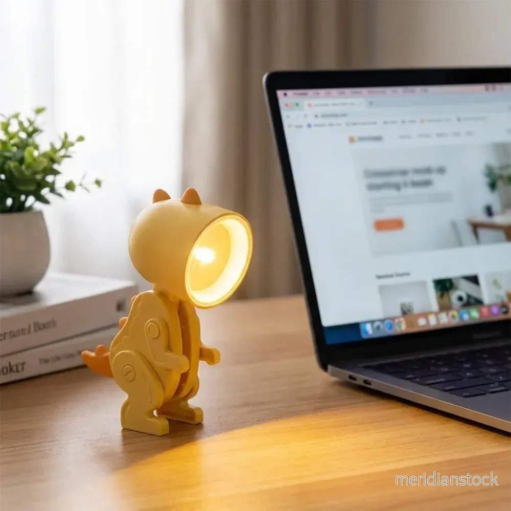 Söt bordslampa i figurform - DinoLuma