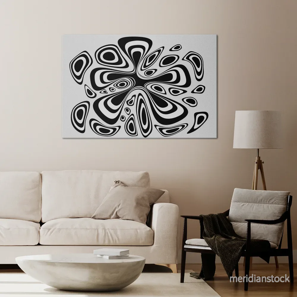 HIPNOTIZING BLOT Horizontal Canvas Print - Bild 2