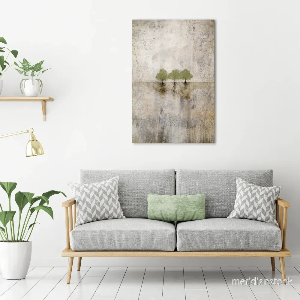 ROOTS OF TIME Vertical Canvas Print - Bild 2