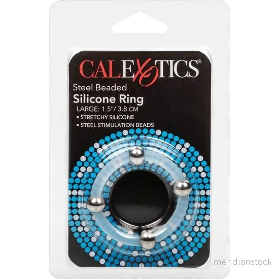 CALEXOTICS - STEEL BEADED SILICONE RING L - Bild 3
