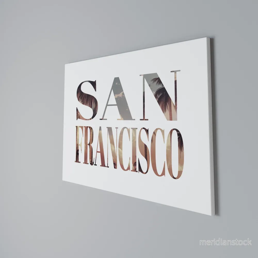 SAN FRANCISCO Horizontal Canvas Print - Bild 3