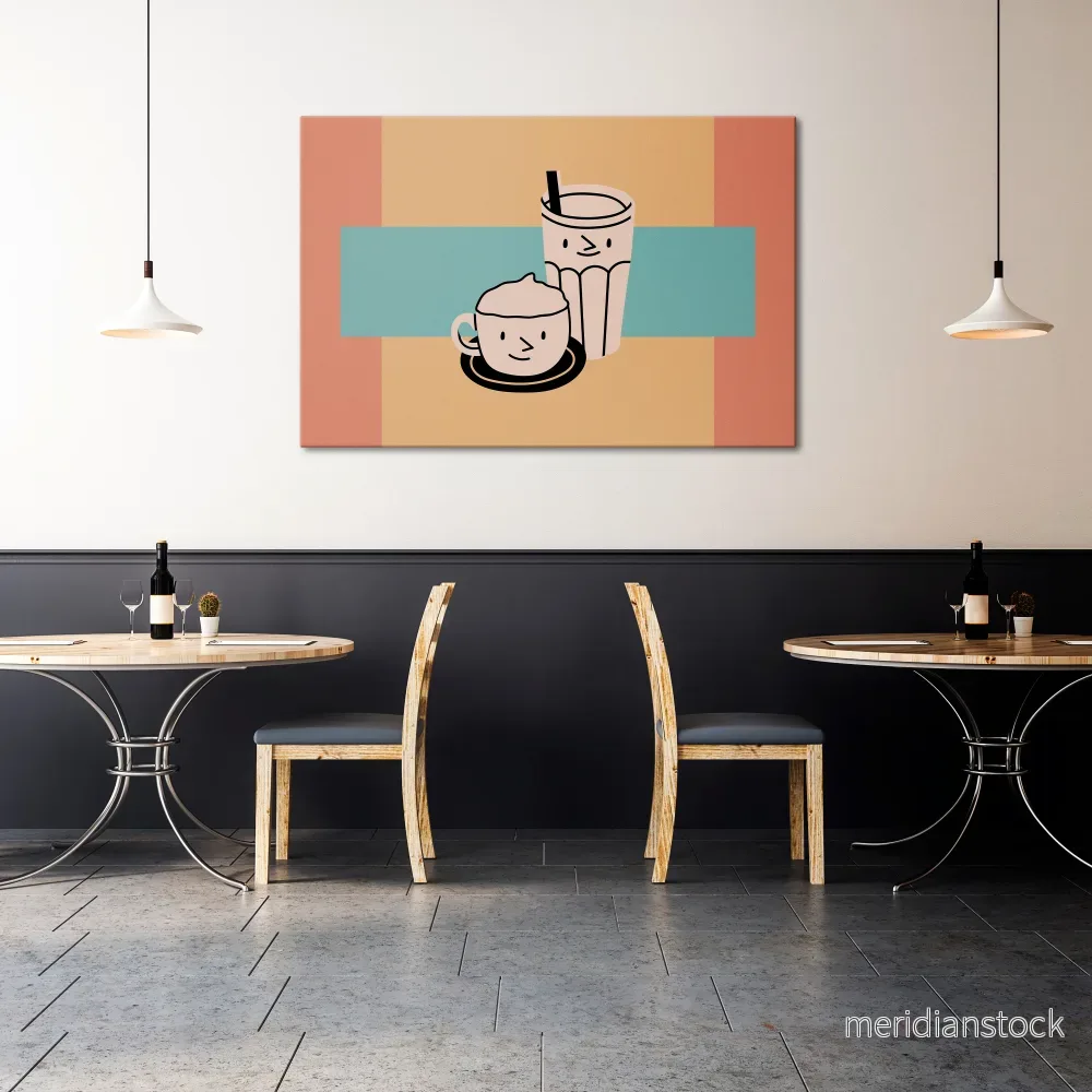 COFFEE PLEASURES Horizontal Canvas Print - Bild 2