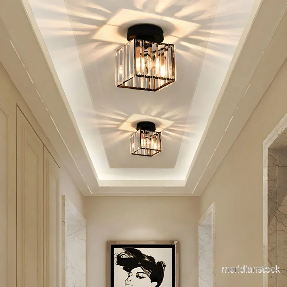 Modern kristalltaklampa – CrystalGlow - Bild 2