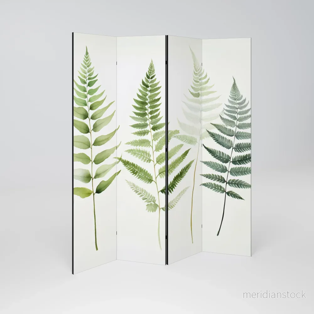 FERN MAJESTY Rumsavdelare 4 paneler - Bild 2