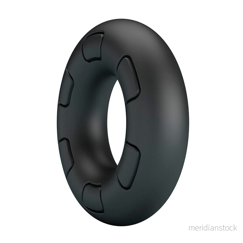CRAZY BULL - BERTRAM SUPER SOFT SILICONE COCK RING BLACK - Bild 3