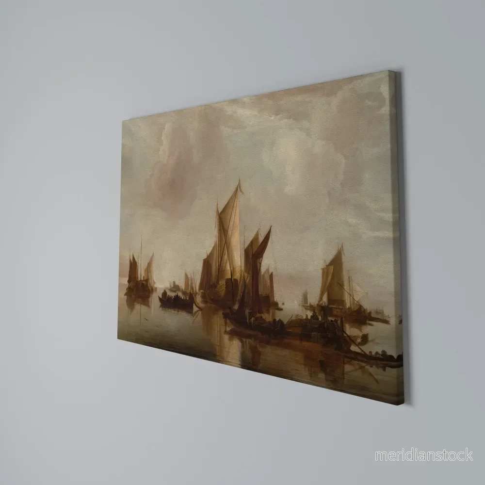 SAILS IN SERENITY Horizontal Canvas Print - Bild 3