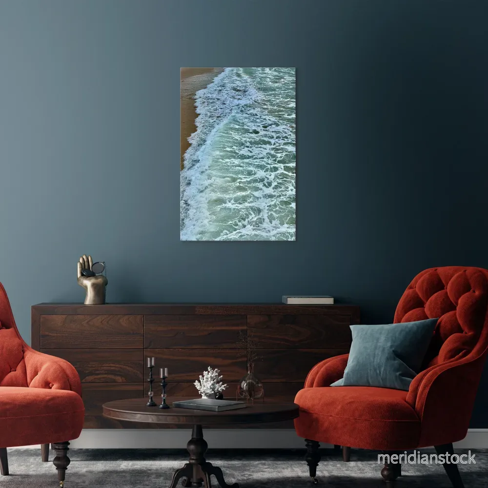 WAVES OF TIME Vertical Canvas Print - Bild 2