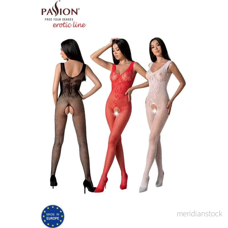 PASSION - BS098 BLACK BODYSTOCKING ONE SIZE - Bild 2