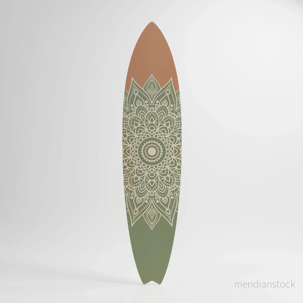 MANDALA WAVE DANCE Dekorativ Surfbräda - Bild 3