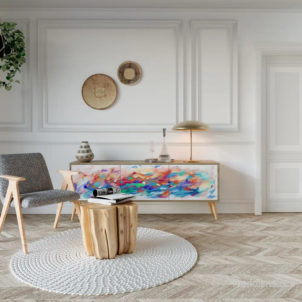 FINESSE MASH-UP TV-bänk med 3 dörrar - Bild 3