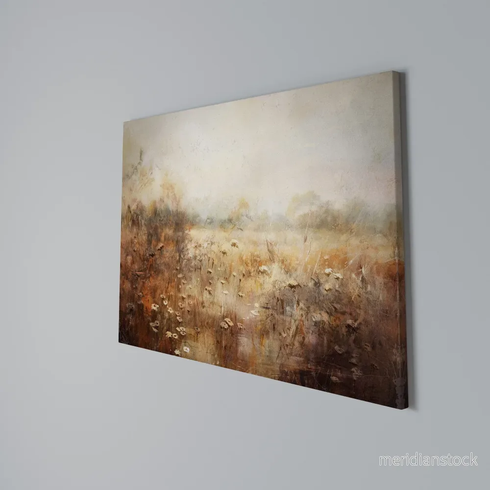 TRANQUIL FIELD Horizontal Canvas Print - Bild 3