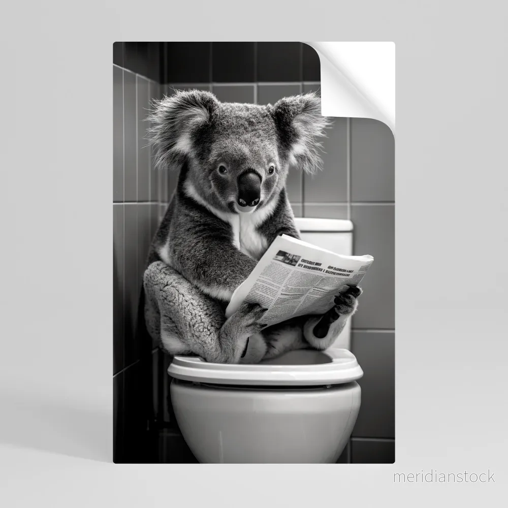 TOILET TIME TALES Självhäftande Vertikal Poster - Bild 2