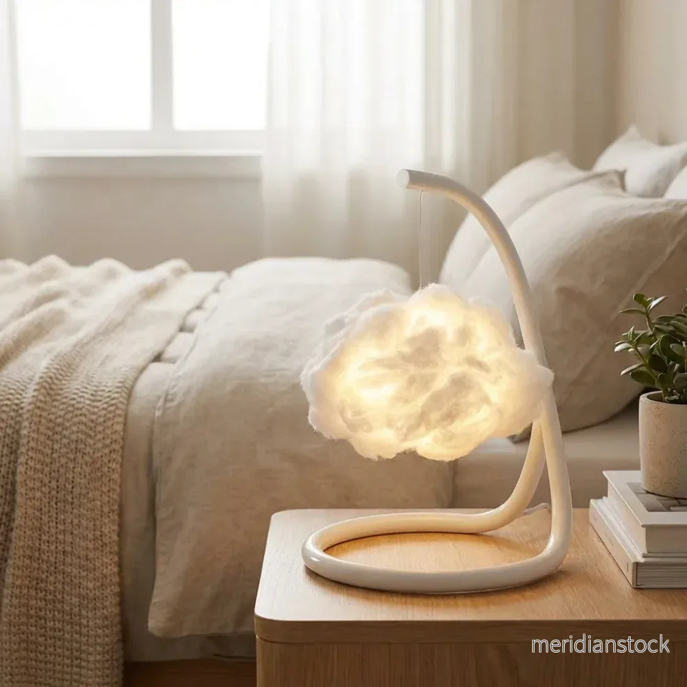 Svävande molnbordslampa – Driftella Svävande molnbordslampa – Driftella