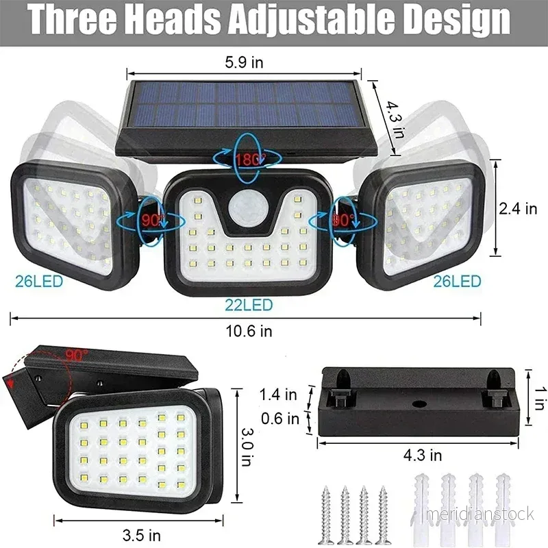 Solcellsvägglampa - EcoBright - Bild 2