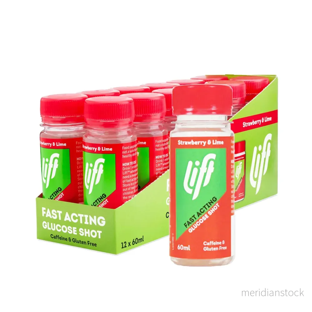 Druvsocker LIFT GlucoShot Jordgubb-Lime 12-pack Druvsocker LIFT GlucoShot Jordgubb-Lime 12-pack