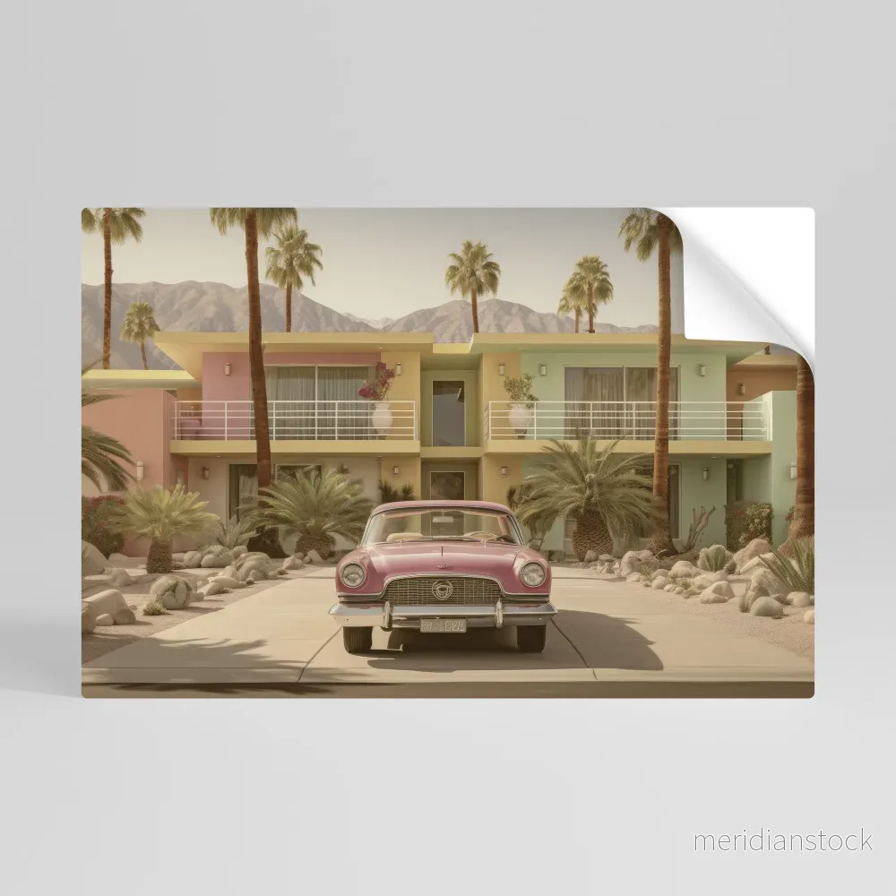 CALIFORNIAN STYLE Självhäftande Horisontell Poster - Bild 3
