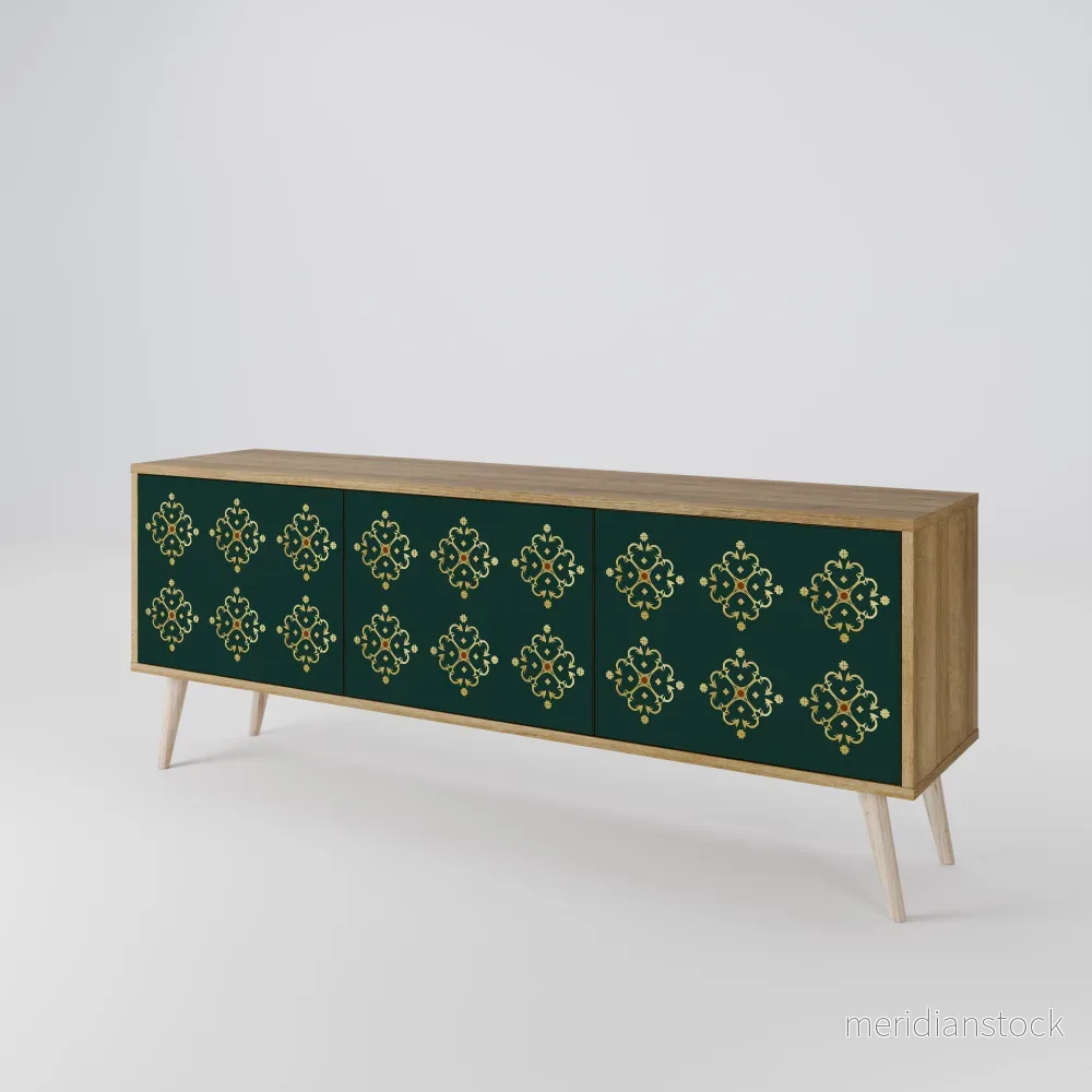 ROYAL MEDALLION TV-bänk med 3 dörrar